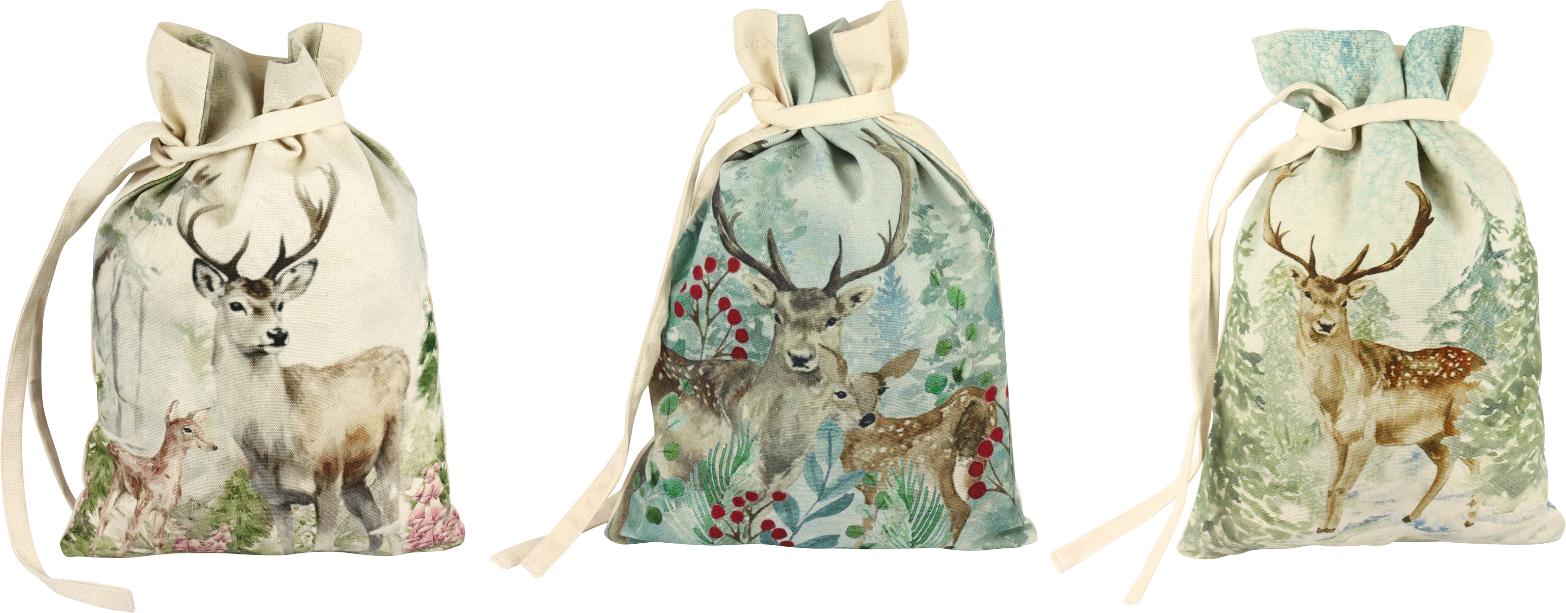 9489 BAGS DEERS  S/3
