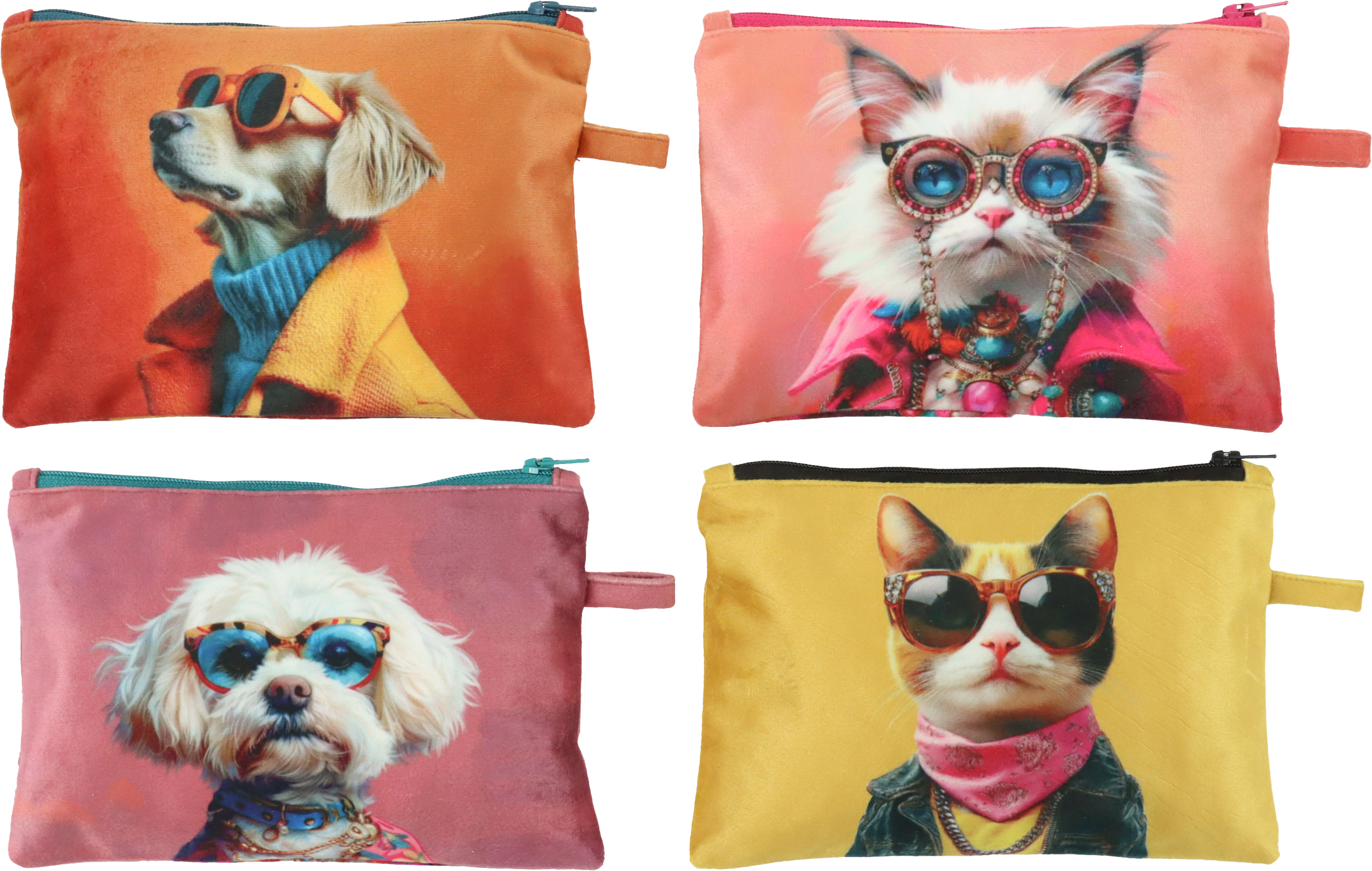 9528 TÄSCHCHEN FUNNY FRIENDS  S/4