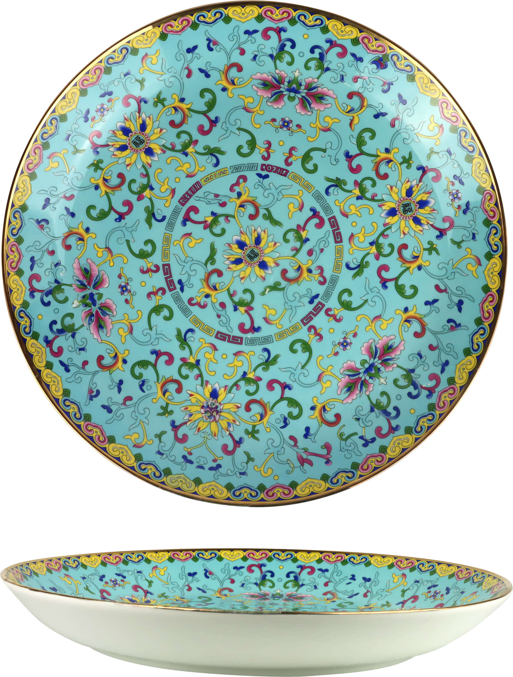 9547 BOWL CHINESE FLOWERS