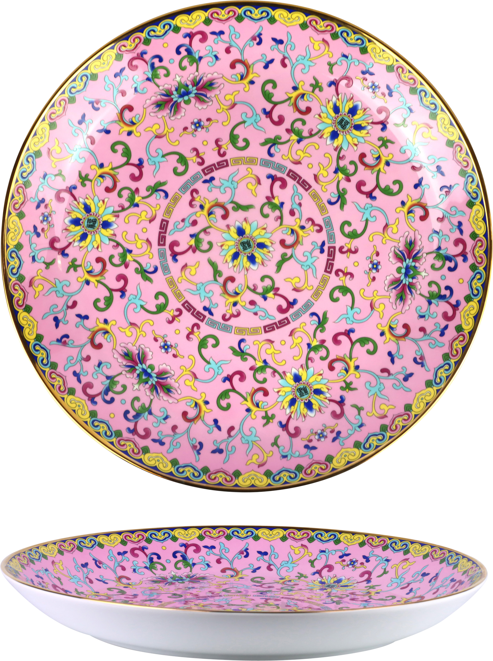 9556 BOWL CHINESE FLOWERS