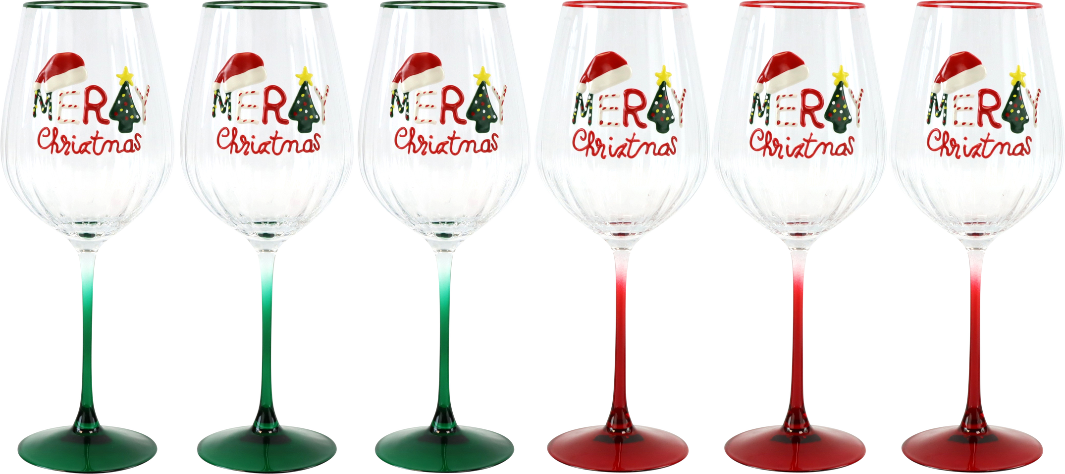 9602 WEINGLÄSER MERRY CHRISTMAS  S/6