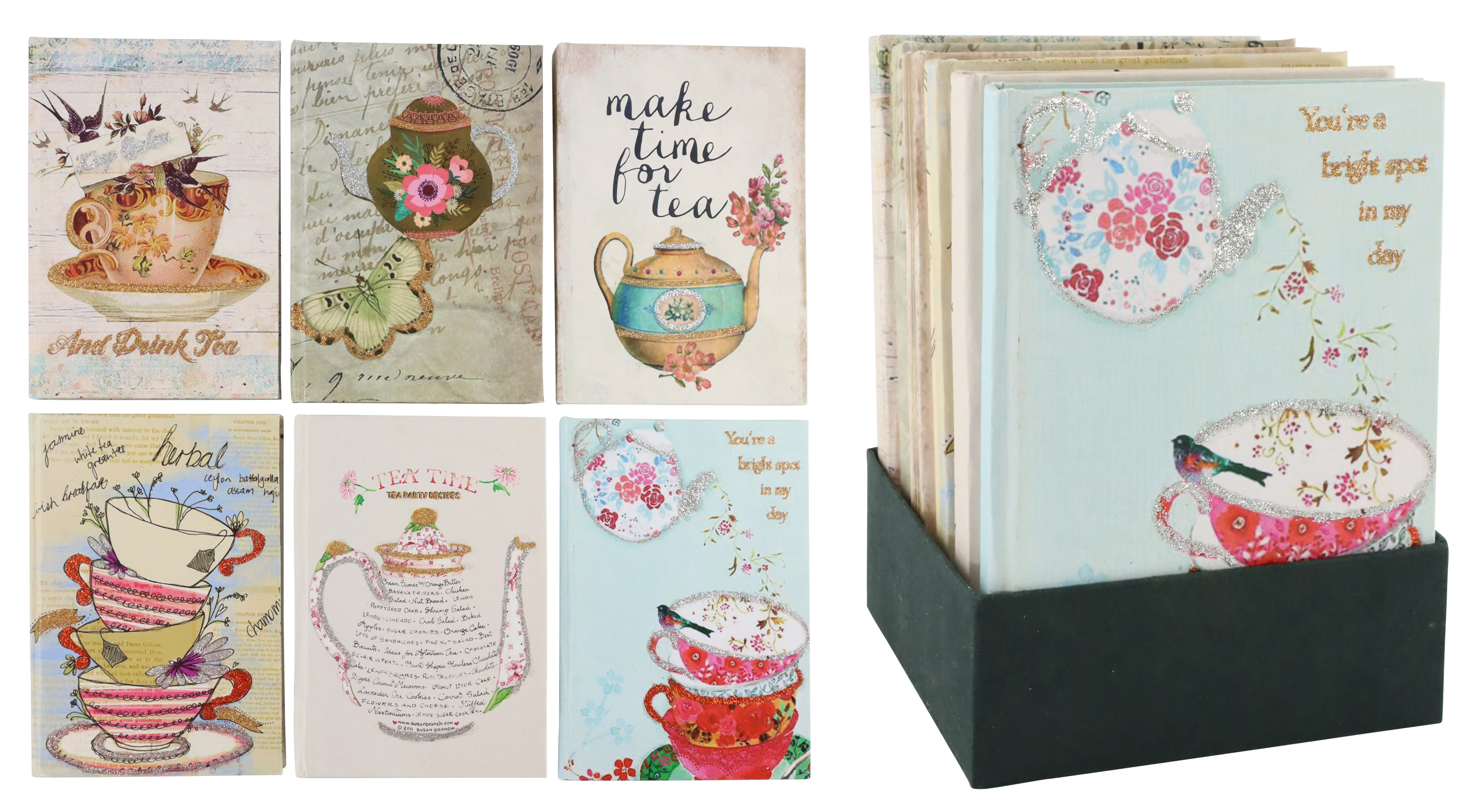 9670 CARNET DE NOTICE TEA TIME  6P