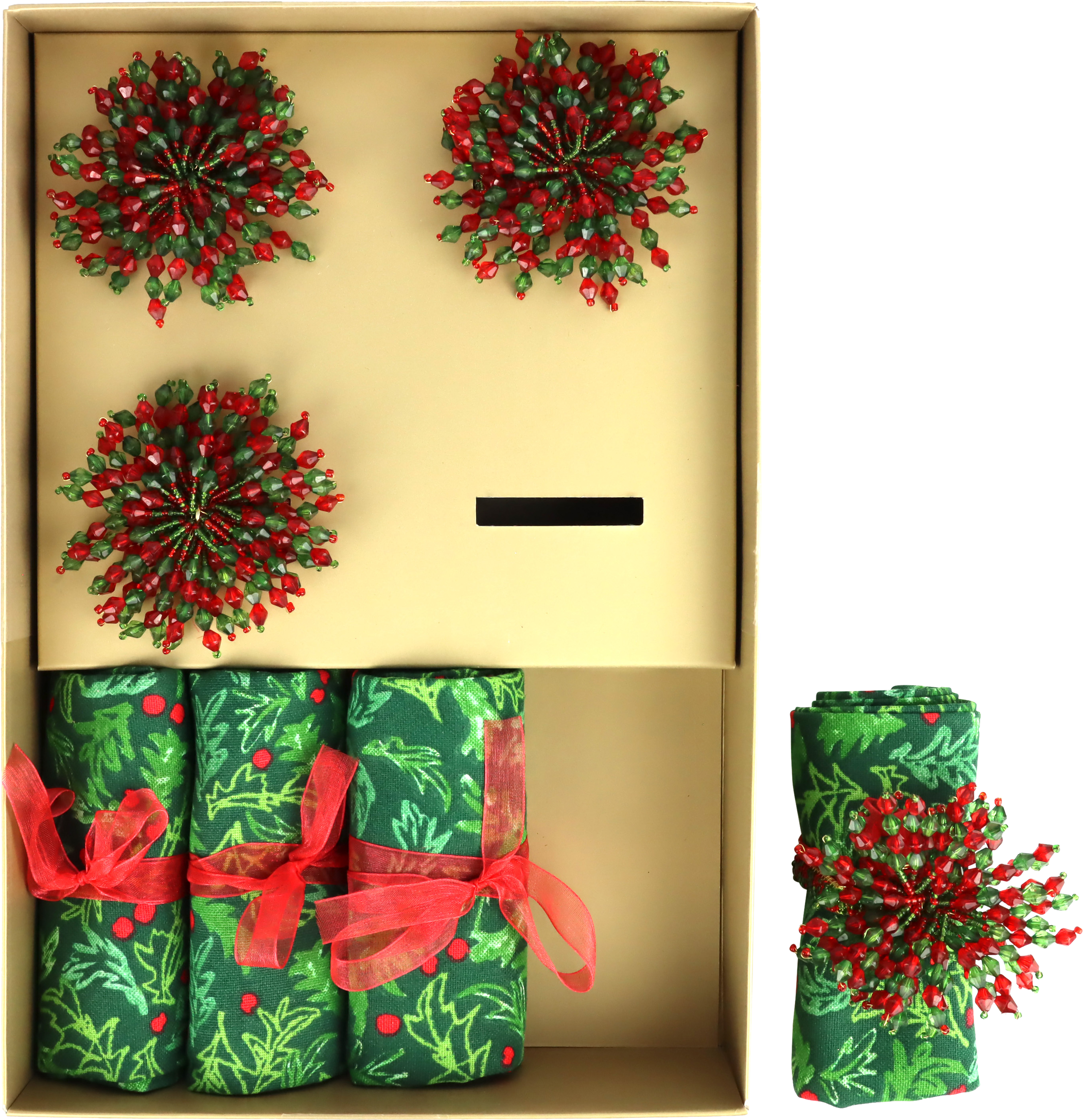 9726 GIFTBOX TABLE CHARM  S/8