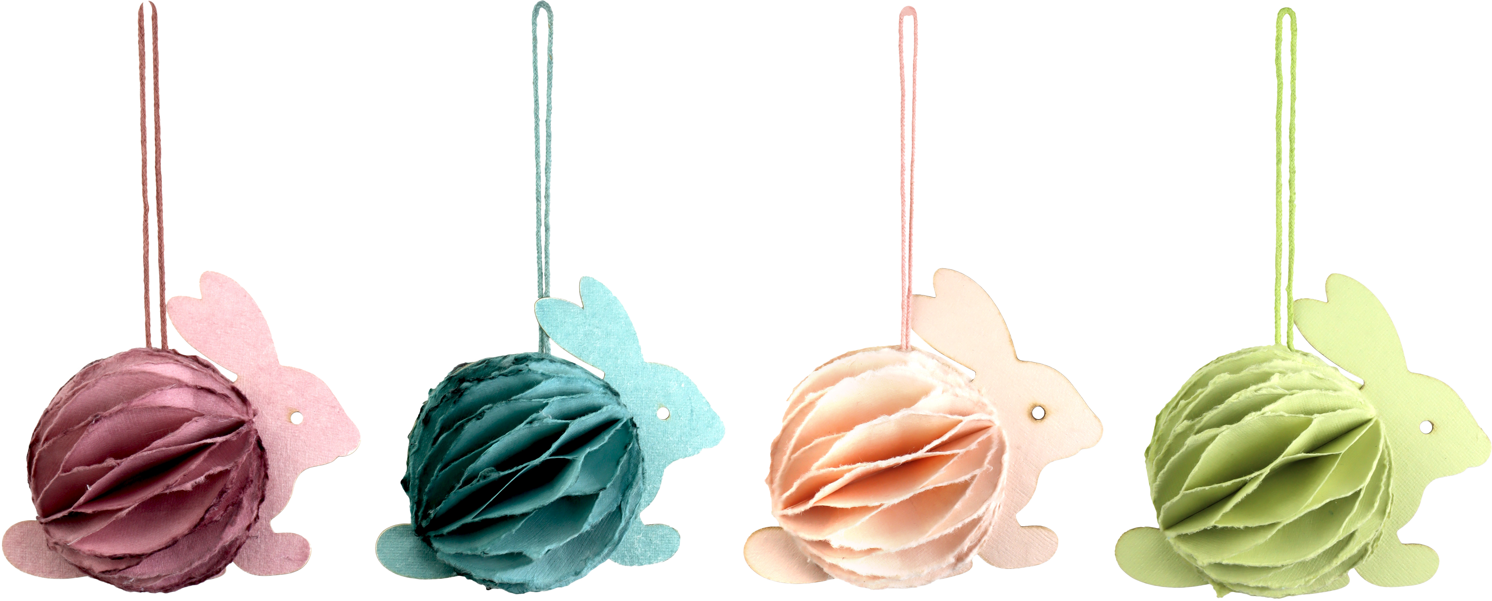 9931 RABBITS HONEYCOMB  S/4