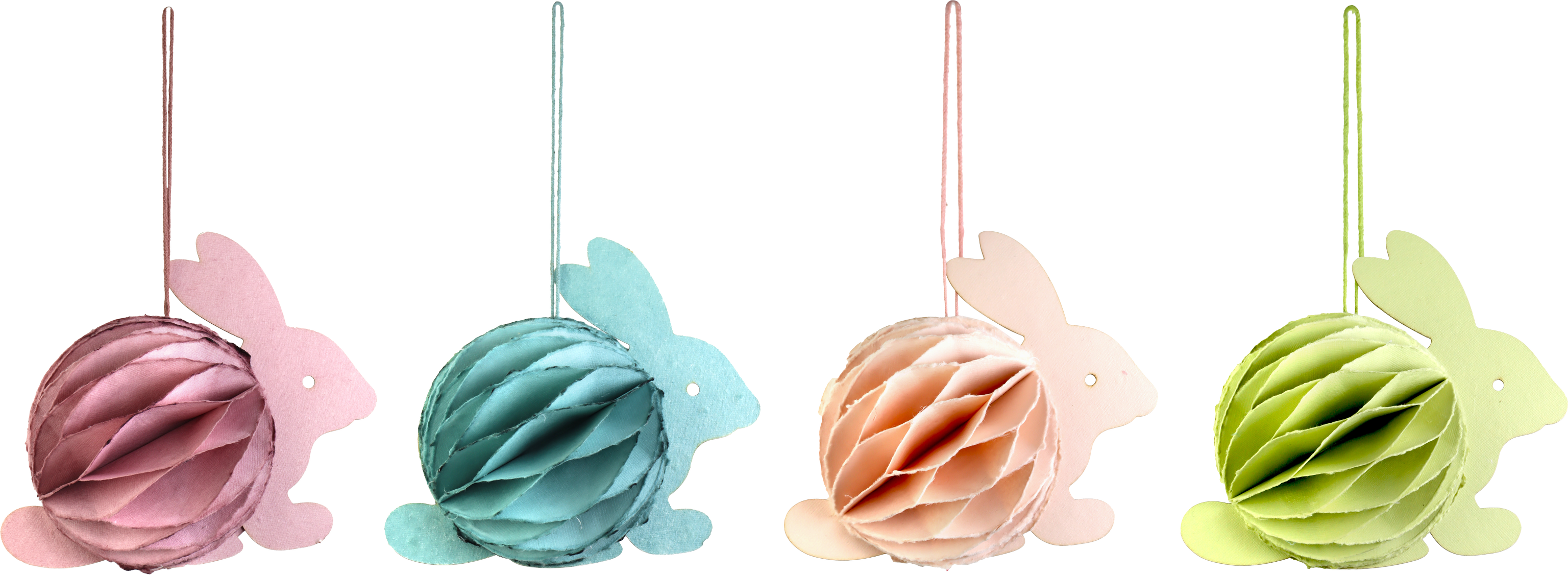 9932 RABBITS HONEYCOMB  S/4