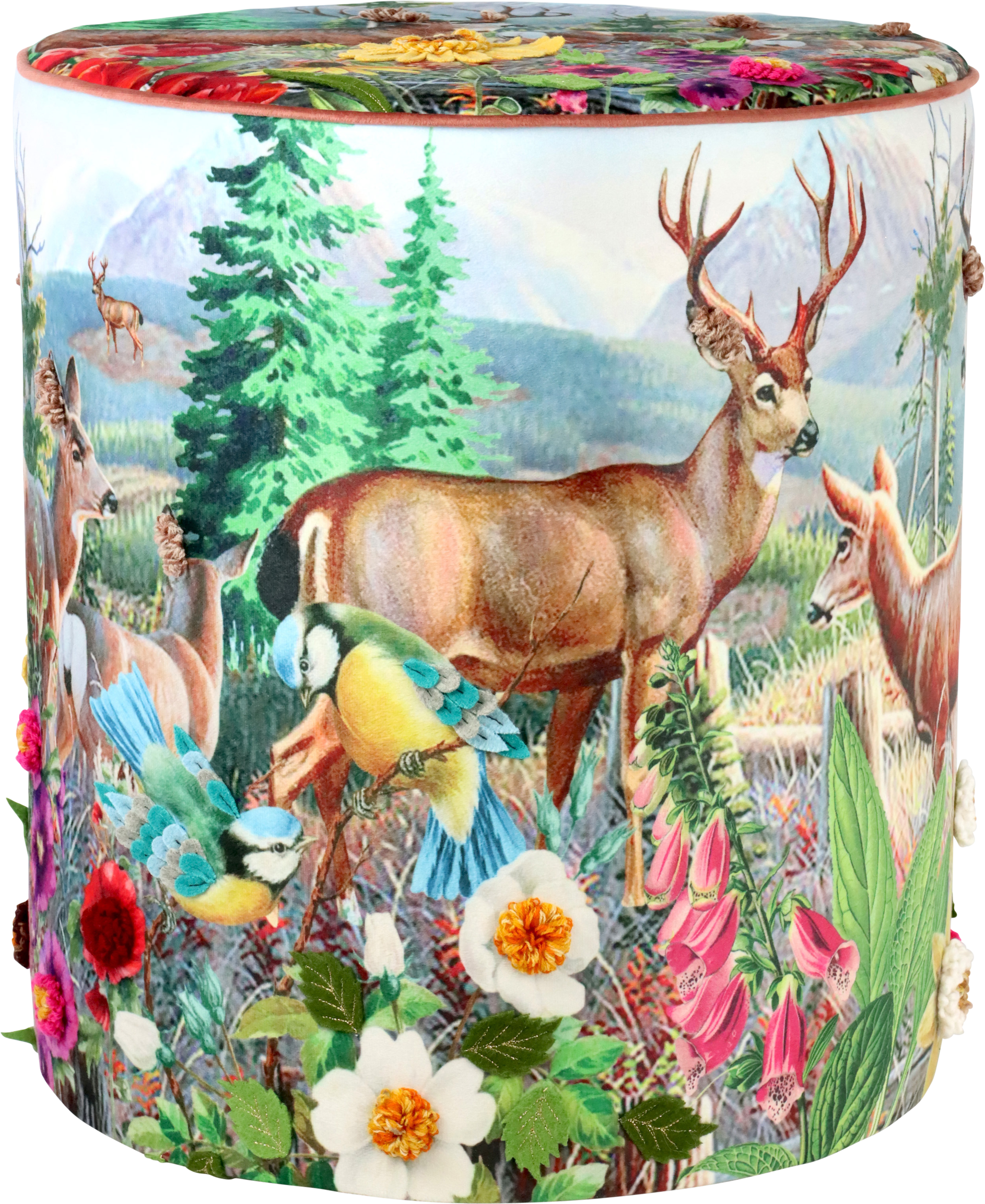 9952 POUF « PLAISIR DE LA FORÊT »